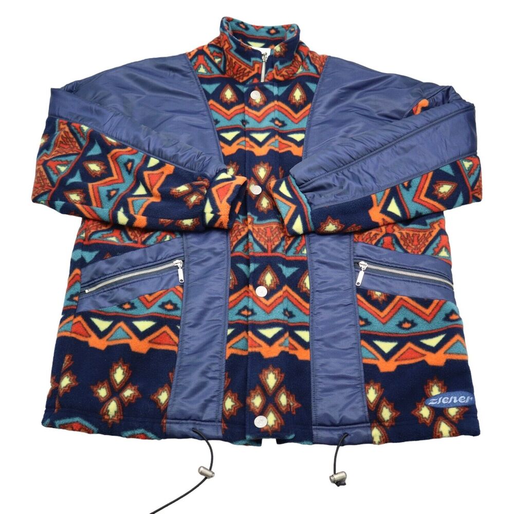 Ziener Jacket Womens XL Aztec Navajo Southwestern Active Ski Snowboard Cold Coat